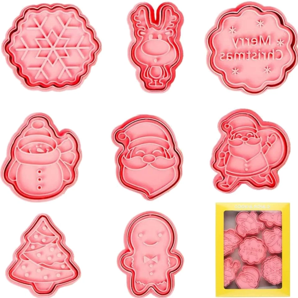 Keksausstecher Weihnachten Ausstechformen Kinder Plätzchen Cutter Backform - Bild 1 von 2
