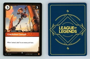 Crackshot Corsair #130/298 Riftbound League Of Legends Origins 2025 Common TCG - Picture 1 of 1