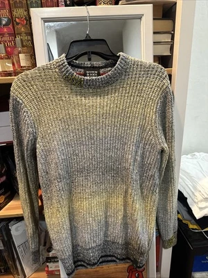 Scotch & Soda Brown Knit Long Sleeve Cotton Sweater Amsterdam Culture Size L - Image 1 of 4