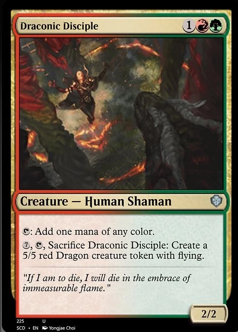 MTG Draconic Disciple English SCD - Image 1 of 1