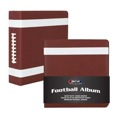 X2 BCW Álbum de Tarjetas de Fútbol Carpetas Premium 3" Ancho Sostiene 90 Páginas 3D Anillos Nuevo Foto 1 de 4