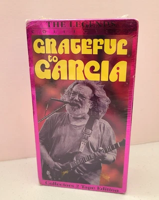 Grateful to Garcia Grateful Dead 2 Tape Set VHS NEW SEALED - Image 1 of 4