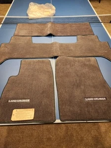 1991-1997 FJ80 OEM NOS Toyota Land Cruiser floor mats OE Grey Discontinued Rare! - Picture 1 of 16