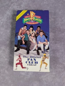 Mighty Morphin: Power Rangers - Official Fan Club ( VHS, 1994 ) Tape (ats1) - Picture 1 of 4