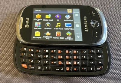 Celular colecionável Samsung SGH-A927 Flight II AT&T QWERTY controle deslizante TESTADO - Imagem 1 de 4