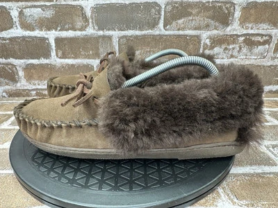 Zapatillas mocasines LL Bean Wicked Good marrón 130484 súper cálidas para mujer talla 7 Foto 1 de 4