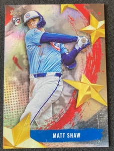 Actualización Topps 2025 Matt Shaw estrellas de la MLB SMLB-65. Chicago Cubs - Imagen 1 de 2