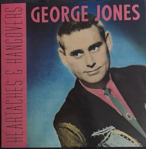 George Jones Heartaches & Hangovers Vinyl LP OOP Rounder Compilation Exc./Exc. - Picture 1 of 4