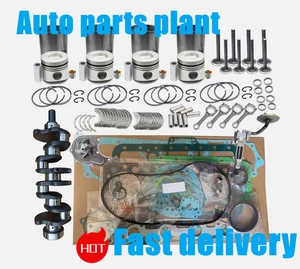 4JB1 Overhaul Rebuild Kit&Crankshaft&Oil Pump&Connect Rod For Bobcat 843 853 960 - Picture 1 of 10