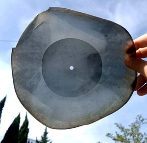 USSR GEORGIAN X-RAY ROENTGEN bones RECORD UNIQUE POOR AUTHENTIC unknown folk - Picture 1 of 3