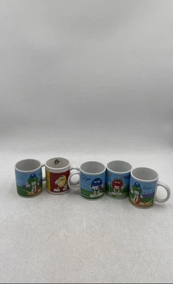 Galerie M&M's Multicolor Dishwasher And Microwave Safe Coffee Mugs Lot Of 5 - Image 1 of 4