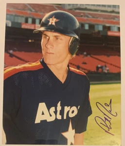PHIL NEVIN (HOUSTON ASTROS SIGNED PHOTO) 8x10 All-Star ANGLES MANAGER, PADRES - Picture 1 of 1