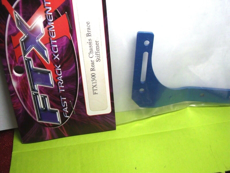 Ftx Rear  Chassis Brace stiffener Blue Alum  Ofna Gtp1 1/8 Street Racer  ftx1300 - Image 1 of 4