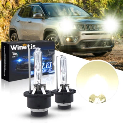 2pcs New D2S Xenon HID Headlight Bulbs 4300K OEM 85122 66240 66040 H83075001 - Image 1 of 4