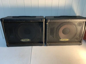 Kustom KSC10 10M PA Monitor Speaker 80 Watts Rms PAIR Working - Picture 1 of 10