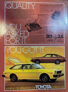 Toyota Corolla 1976 anuncio - Imagen 1 de 1