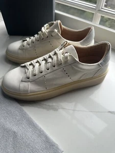 Eleventy Zapatillas Hombre Cuero Blanco UK 9 EU 43 US 10 7300G (Como Loro Piana) - Imagen 1 de 18