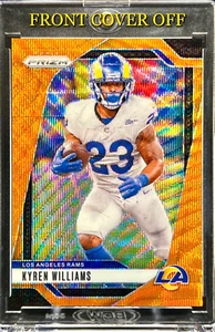 2024 Panini Prizm 🔥 KYREN WILLIAMS #167 Orange Wave Prizm /60 Los Angeles RAMS - Picture 1 of 5