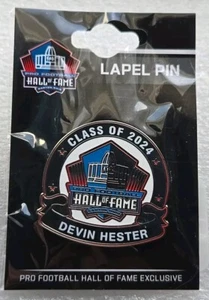 Devin Hester Windy Chicago Bears Class of 2024 Hall of Fame HOF Game Day Pin - Picture 1 of 2