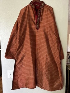 Prince Majestic Kurta Top Red And Gold Size XXXL - Picture 1 of 17