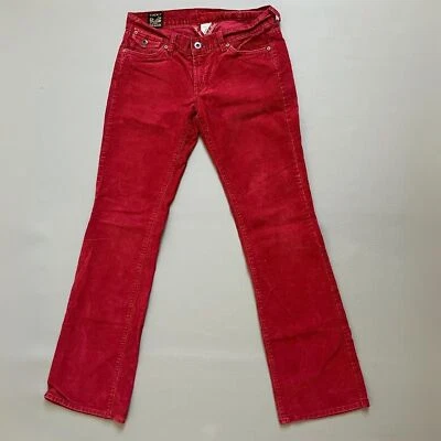 Pantalones de pana borgoña vintage de marca Lucky para mujer Foto 1 de 4