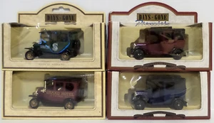 VEHÍCULOS: JUEGO DE 4 MODELOS DE TAXI FORD MODELO T 1933 AUSTIN / 1920 DE LLEDO (DT) - Imagen 1 de 7