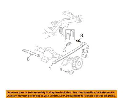 GM OEM Rear Suspension-Shackle Bolt M14-2.0x120mm 1996-2002 Express Savana Vans - Image 1 of 4