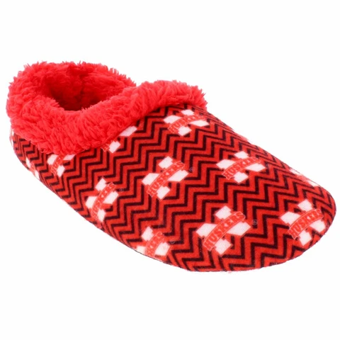 Nebraska Cornhuskers Comfy Feet Chevron Slip On Slippers Cover