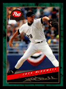 1994 Post Cereal Jack McDowell  #7 Chicago White Sox NM-MINT