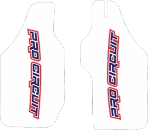NUEVO PROTECTOR DE HORQUILLA DE CIRCUITO DIRTX INDUSTRIES TROY PRO CR125 CR250 (95-97) CIERRE - Imagen 1 de 1