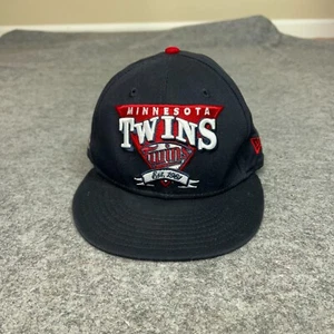 Minnesota Twins Herren Mütze Medium Snapback marineblau rot New Era 9Fifty Baseballkappe - Bild 1 von 12