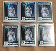 (6) Brooks Lee 2022 Elite Extra Edition Optic College Ticket (3) holo (3) reg