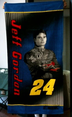 2008 Jeff Gordon NASCAR Beach Towel, #24, Officially Licensed, NEW Cover