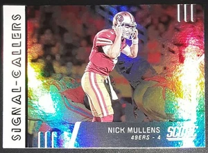 2019 Score Signal-Caller NICK MULLENS San Francisco 49ers Holo Refractor SC-3 - Picture 1 of 2