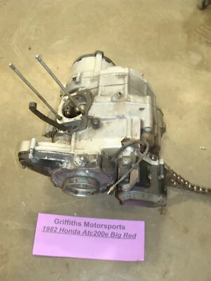 Honda ATC200E 1982 Big Red OEM motor extremo inferior cárter subtrans manivela Foto 1 de 4