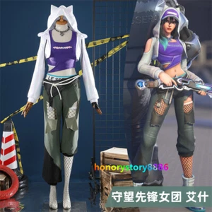 OW Girl Group Ashe Coat Pants Cosplay Clothing Halloween Full Set Costunme Gifts - Picture 1 of 22