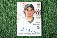 Adrian Gonzalez 2001 Topps Golden Anniversary Prospect #GAA-AG On-Card Auto