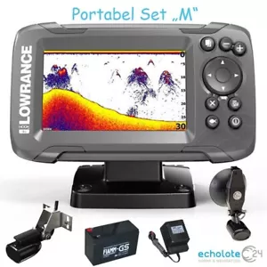 Lowrance Hook2 4x GPS Bullet Portabel Set "M" Echolot Fischfinder - Bild 1 von 1