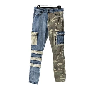Waimea Cargo Stretch Camo Skinny Jeans Size 18 - Youth (Waist: 28-29) - Picture 1 of 11
