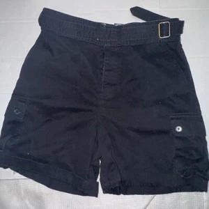 Lauren Ralph Lauren Shorts Womens 8P Cargo Black Comfort Preppy LRL - Picture 1 of 5
