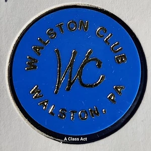 Walston Club, Walston, PA, Good For Draft Beer In Trade Token. Our GF3285 - Picture 1 of 4