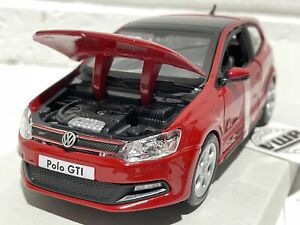 VW Polo MK5 GTI Red 1:24 Scale Model Car Toy Childs Kids Mums Dads Gift