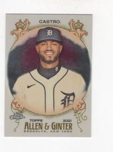 2021 TOPPS ALLEN & GINTER CHROME - WILLI CASTRO DETROIT TIGERS #189 - Picture 1 of 5