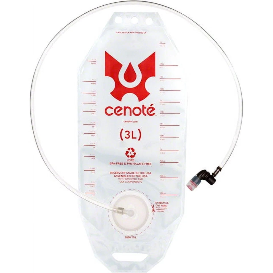 NUEVO CENOTE 3 litros depósito de hidratación senderismo ciclismo mochilero vejiga de agua Foto 1 de 1