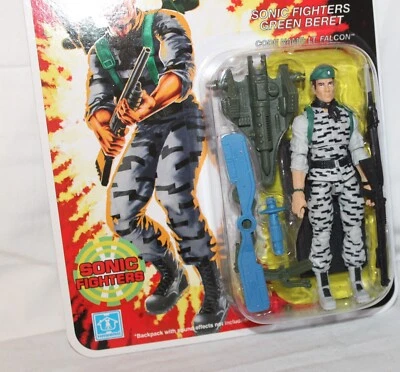 G.I. Joe Club Exclusive Final 12 Lt Falcon Sonic Fighters Boina Verde MOC - Imagem 1 de 4