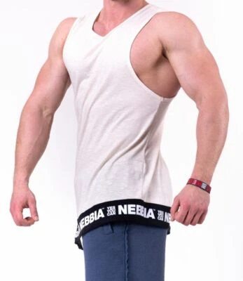 Be rebel! Tank Top Nebbia - Light Brown