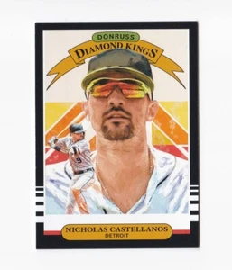 2019 Donruss #8 Nicholas Castellanos DK Diamond King Detroit Tigers Reds - Bild 1 von 2