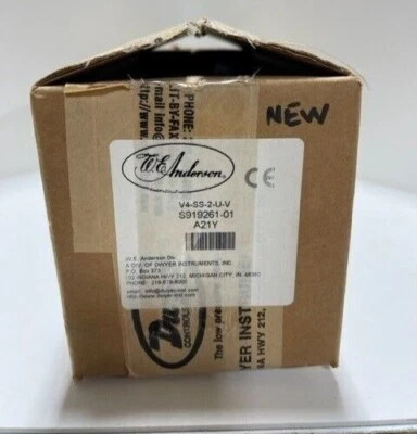 1-1/2" Inch W.E. Anderson Flotect Vane Operated Flow Switch SPDT Type 125/250VAC - Image 1 of 4