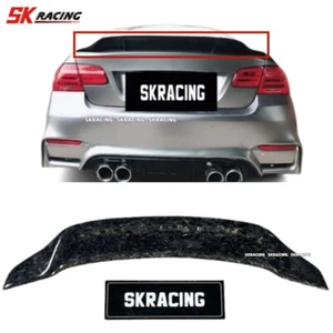 For 2006-11 BMW 3-Series E92 Forge Carbon Fiber Rear Trunk Spoiler Wing R Style - Picture 1 of 17