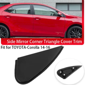 1X Cubierta de moldura de esquina para guardabarros de espejo retrovisor lateral derecho para Toyota Corolla 2014-2018 - Imagen 1 de 9